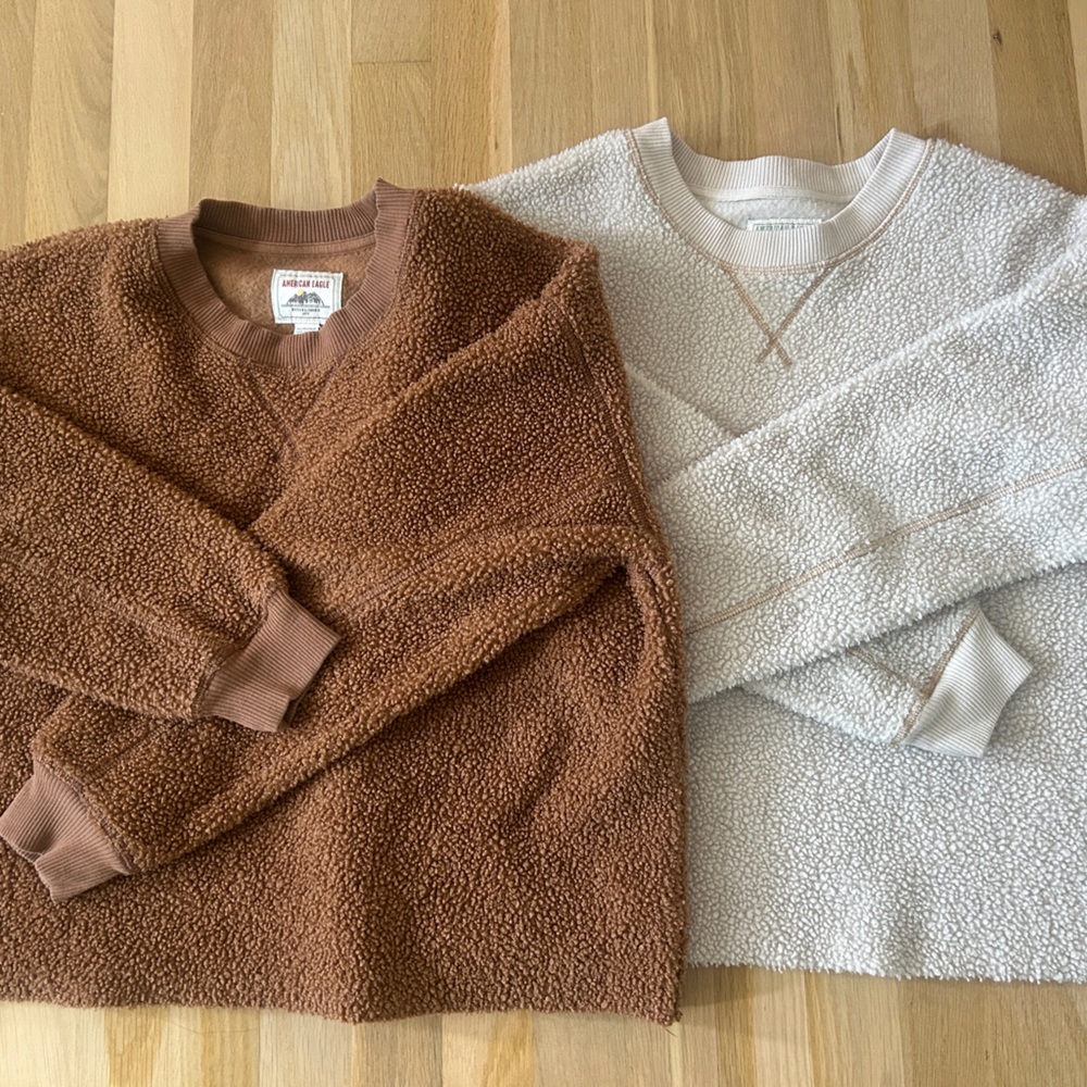 American Eagle Teddy Bear Sweatshirts